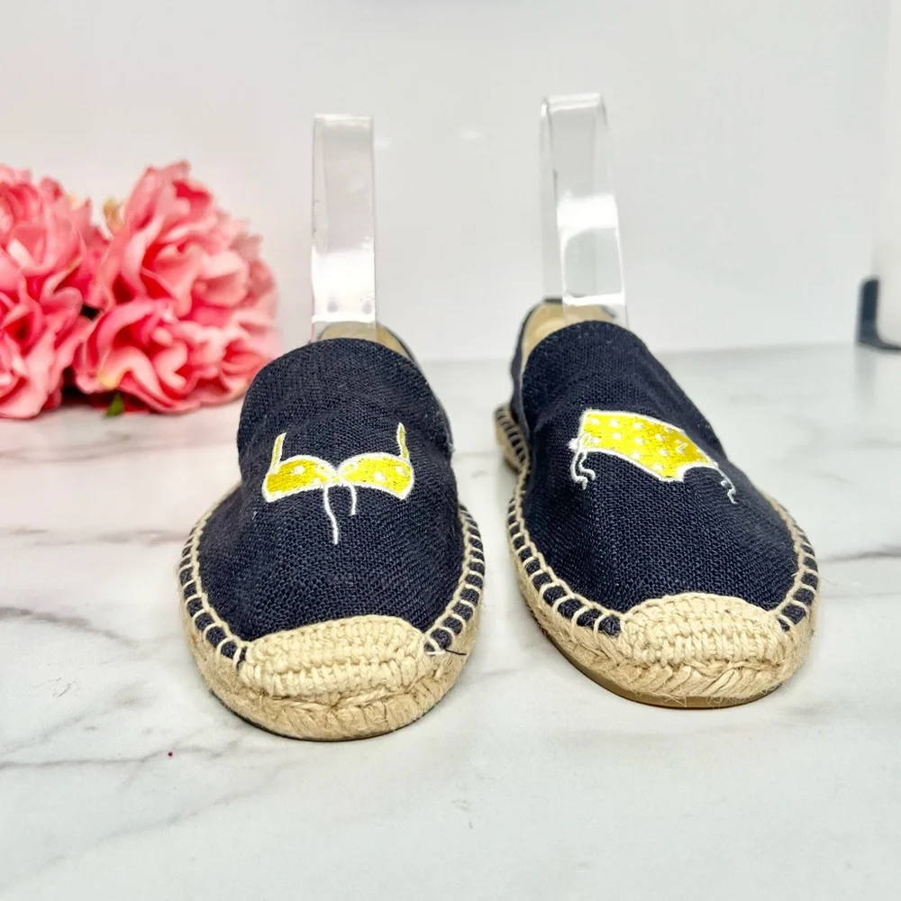 SOLUDOS Yellow Polka Dot Bikini Espadrilles